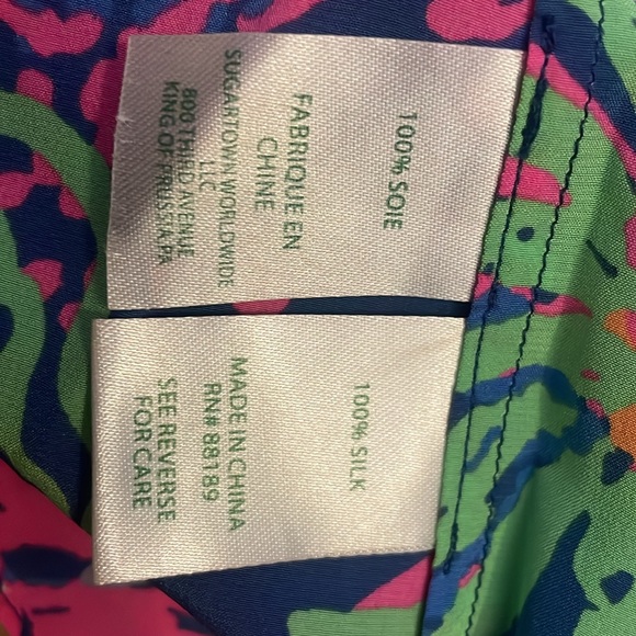Lilly Pulitzer XXS Silk Tank - Picture 4 of 4